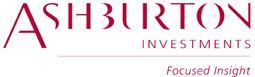 Ashburton investments - focused insights claret logo white